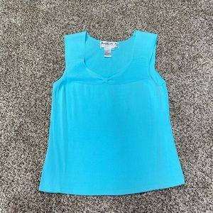 Light turquoise Joseph A stretchy womens top